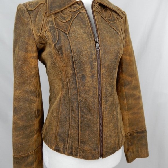 Guess Leather Jacket - Picture 3 of 5